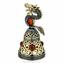 Колокольчик с янтарем "Китайский дракон", фотография 5. Интернет-магазин ЛАВКА ПОДАРКОВ